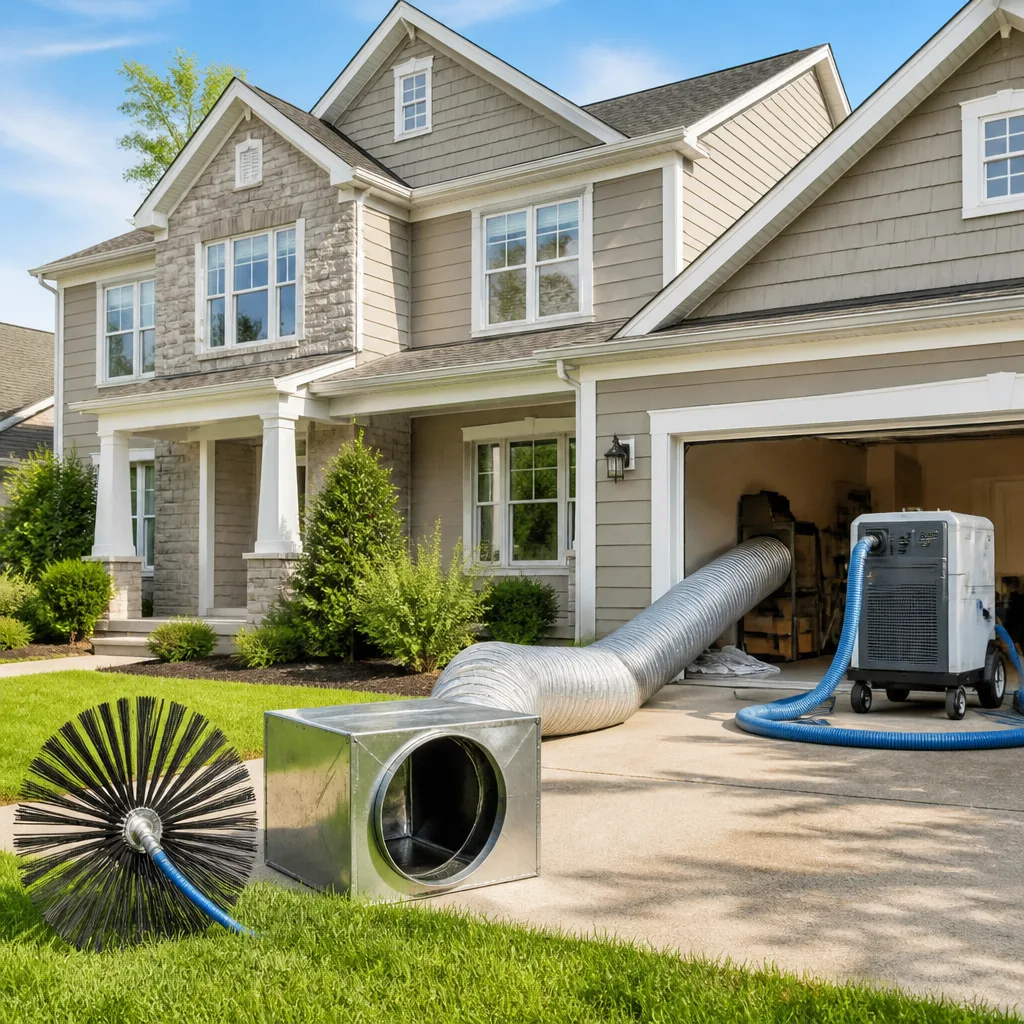 Whole-home duct cleaning